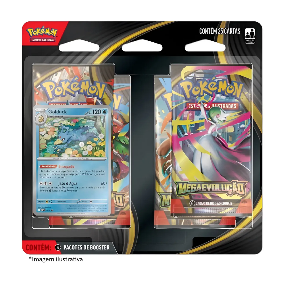(PT-BR) Blister Quádruplo Megaevolução 1 - Megaevolução - Golduck