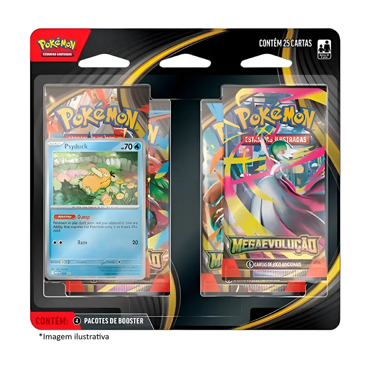 (PT-BR) Blister Quádruplo Megaevolução 1 - Megaevolução - Psyduck